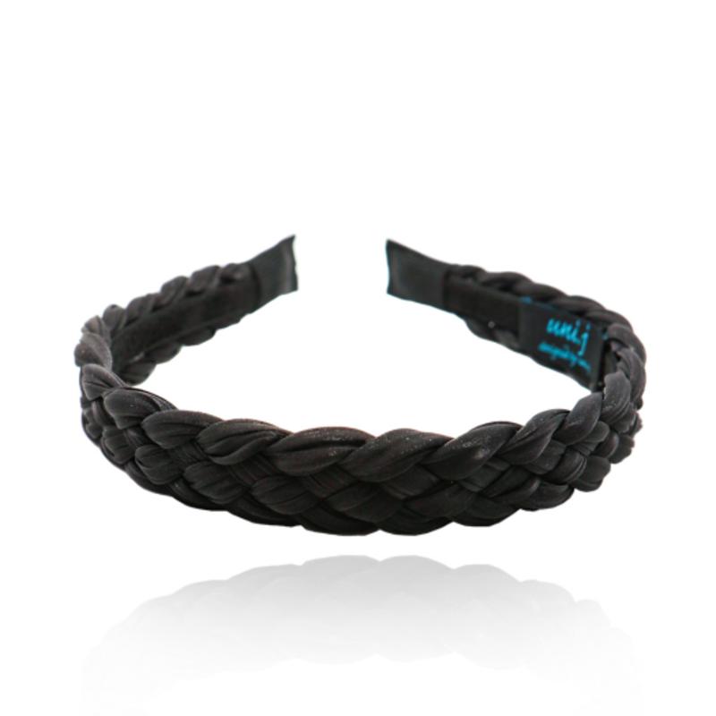 UNI.J Макраме Черный Ободок Ia138