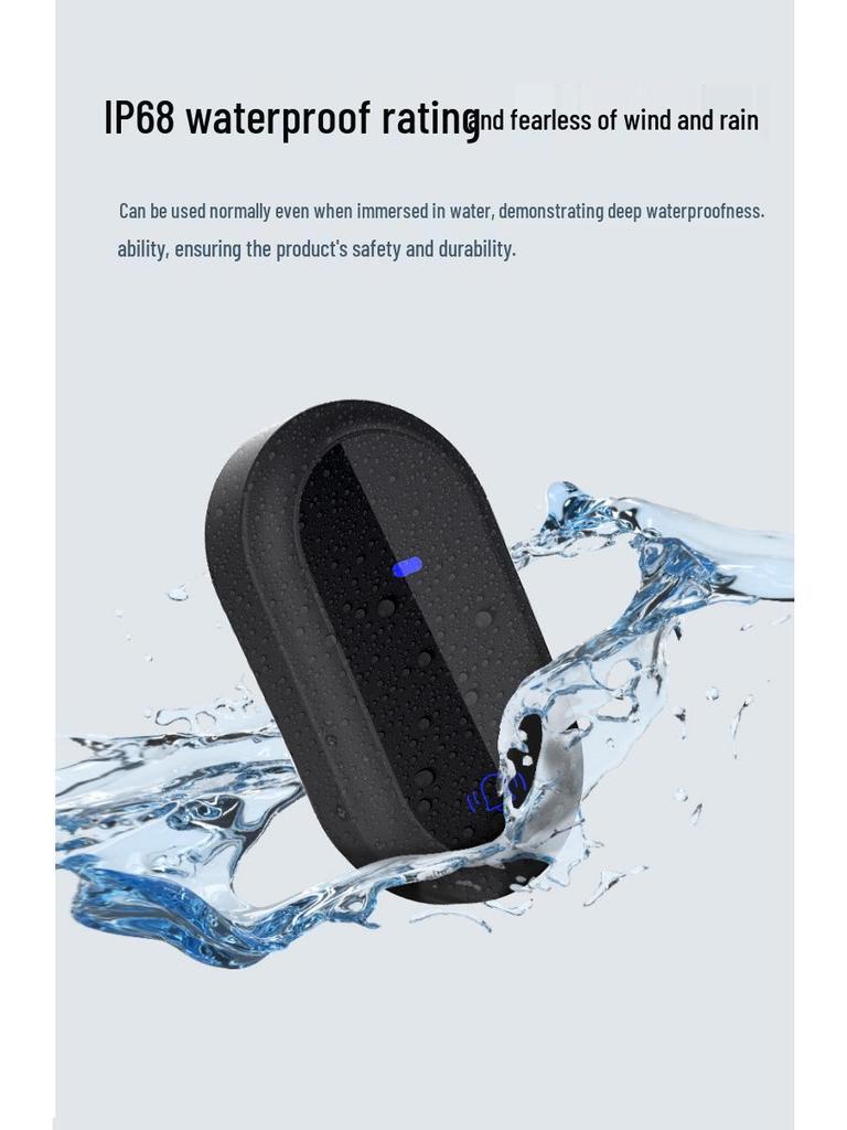 Новый беспроводной дверной звонок с самопитанием, громкий 433 МГц для склада или использования на улице в вилле