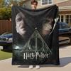 1 шт. Гарри Поттер Дары Смерти Волдеморт Уличный Фланелевый Плед Все Сезоны Мягкое Тепло, Домашний Декор 1031085