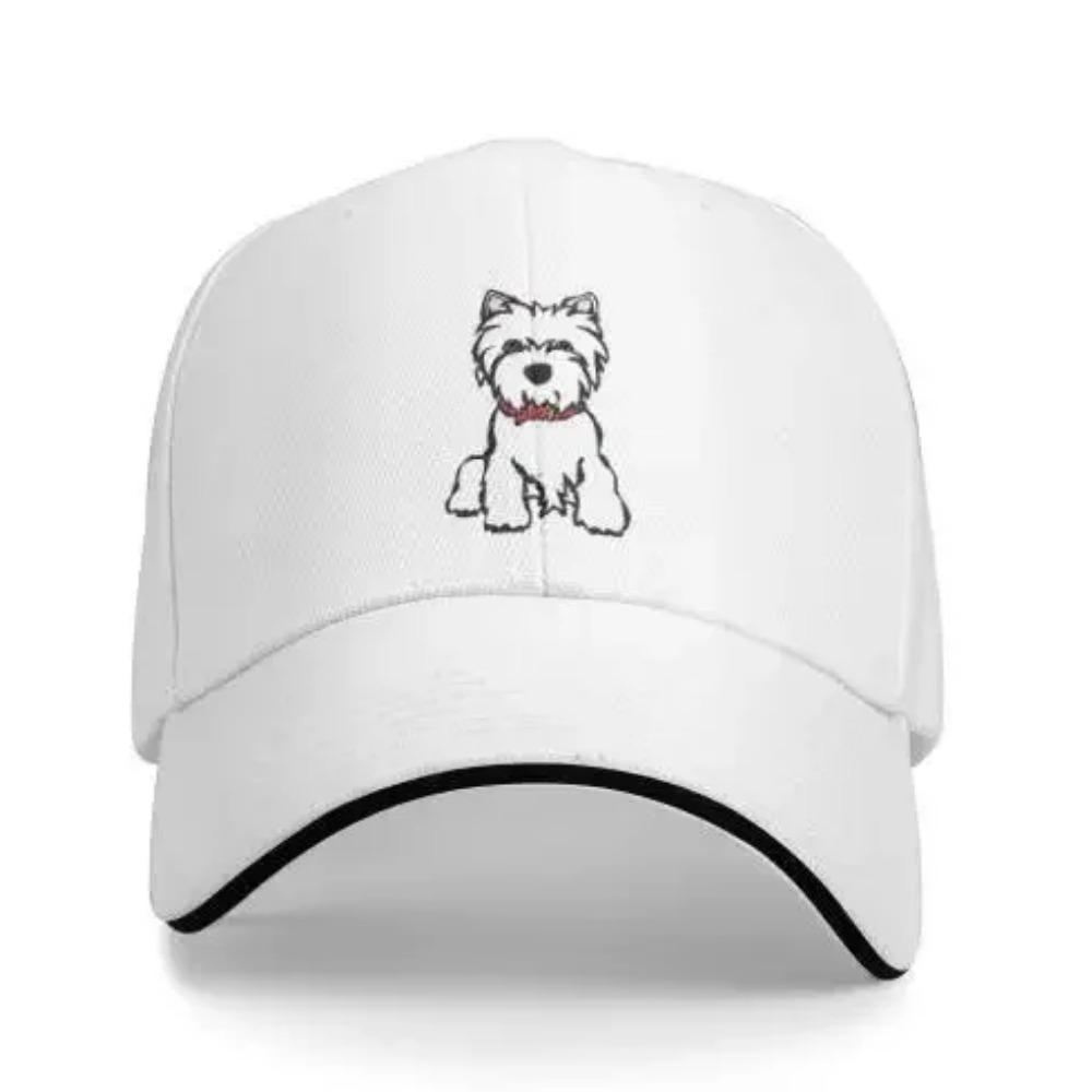 Самые продаваемые ковбойские шляпы 2020 года, летние пляжные, унисекс, регулируемые бейсболки YISHOW I Love My Westie, джинсовая шляпа, ковбойская спортивная шляпа для активного отдыха