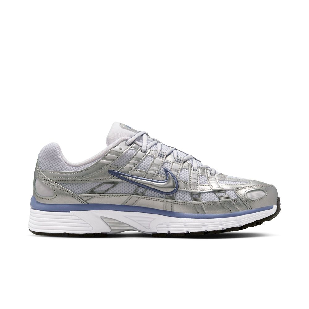 Nike P-6000 Металлик Серебристый Мировой Индиго Женские Кроссовки Серый Белый Черный BV1021-014