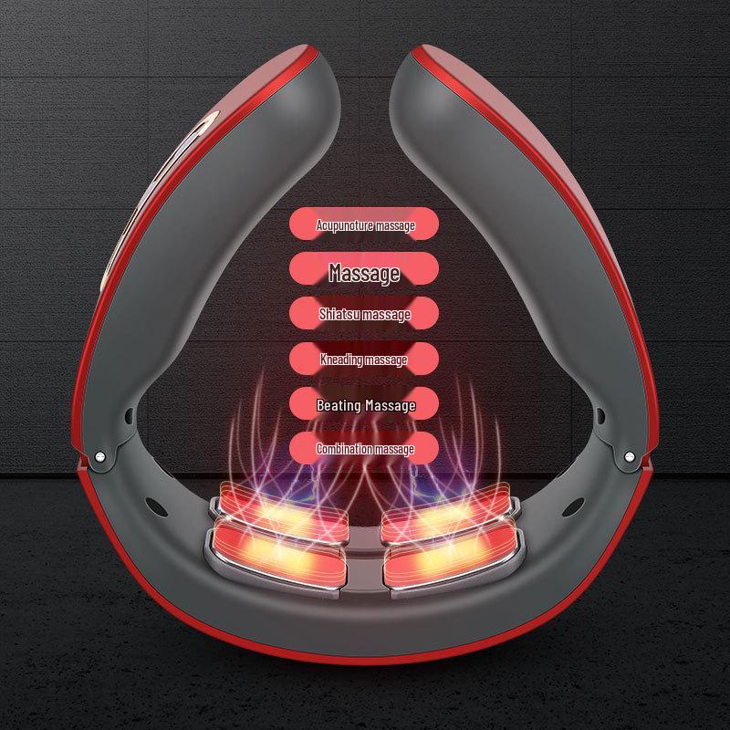 Умный электромагнитный импульсный массажер для шеи и позвоночника