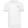 Barbour Striped Polo Collar Straight Fit Short Sleeve Polo Shirt Men tops White MML1381WH11