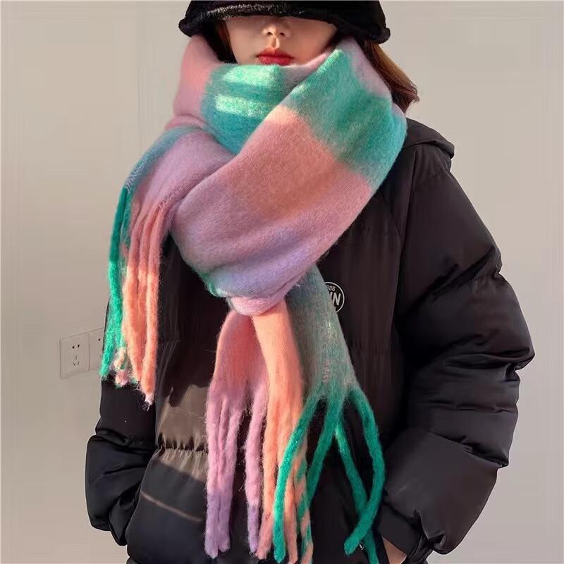 DUTRIEUX Winter Solid Brushed Warm Scarf