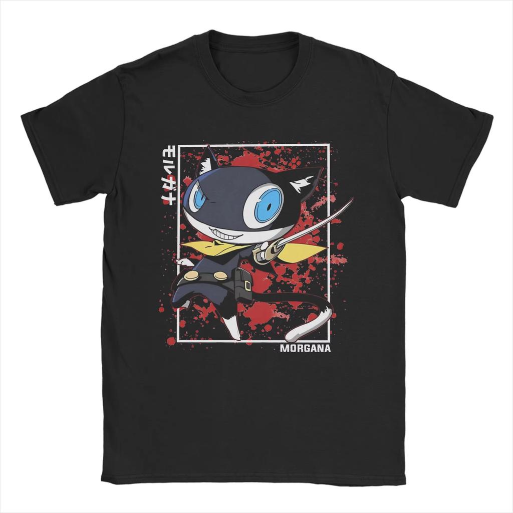 Persona 5 Королева Макото Нидзима Графическая футболка Винтажная стираная Аниме Мерч Харадзюку Унисекс Большемерная хлопковая футболка с коротким рукавом