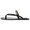 Comfortable Open-Toe Anti-Chafe Flip-Flops Women Footwear Black 3605610800