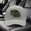 BEST PAPA EVER Adjustable Duckbill Baseball Cap  Classic Black Unisex Hat for Unisex  Women Lightweight Travel Gift