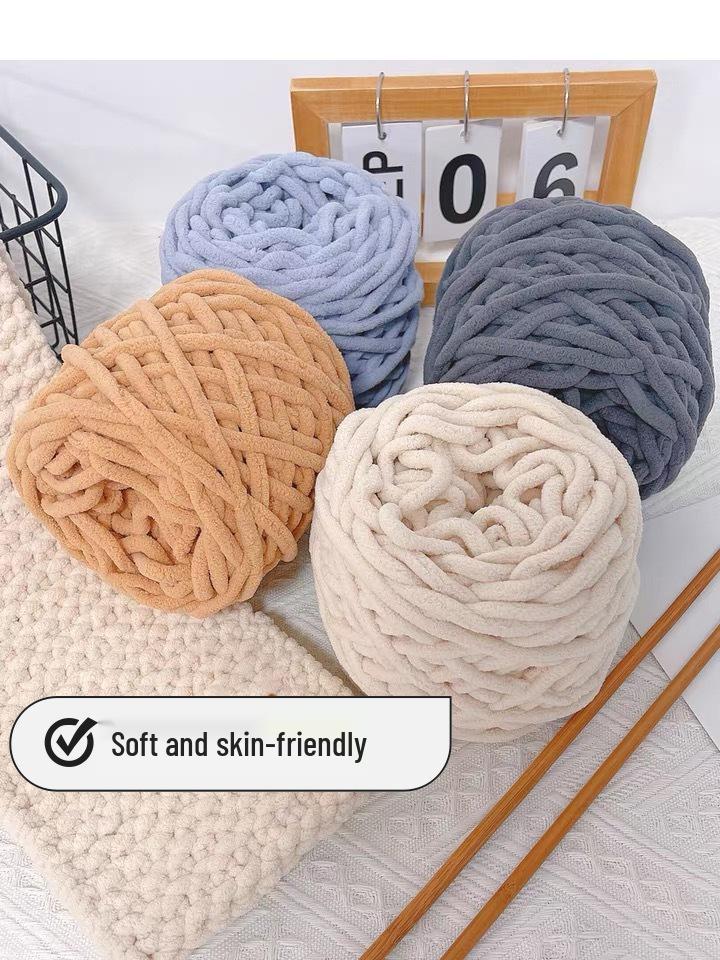 Карманный мишка Вязаный вручную шерстяной шарф Набор для DIY - Самодельный подарок для партнера