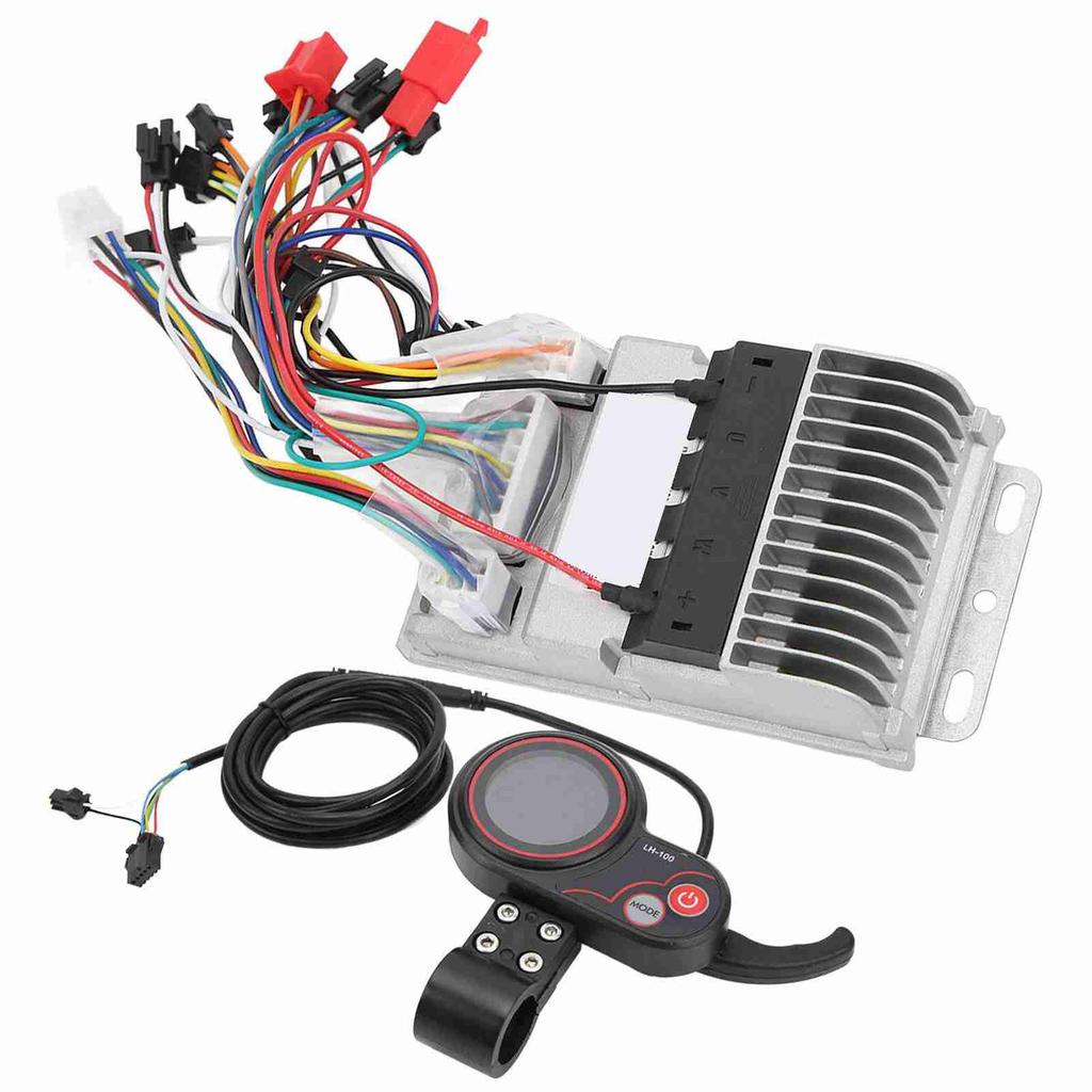 48 В 60 В 500 Вт бесщеточный контроллер двигателя LH100 ЖК-дисплей набор 3 режимов синусоидального контроллера комплект для