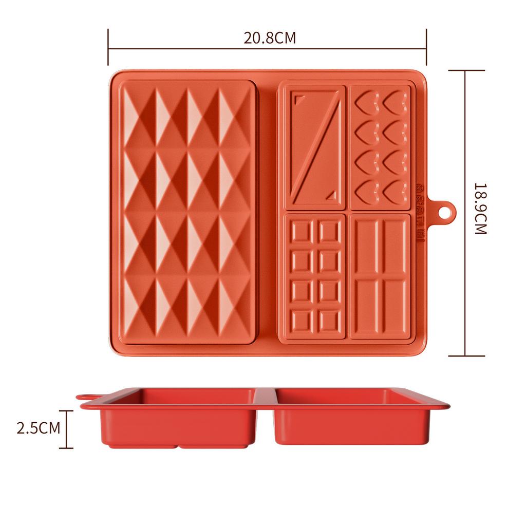 Форма для шоколада разных стилей, Дубайская силиконовая форма для шоколадных батончиков, инструменты для торта, форма для фисташковых конфет для заполнения шоколадом