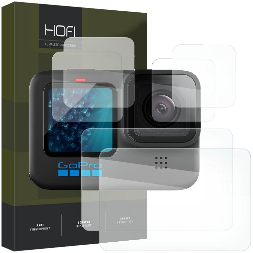 Закаленное стекло Hofi Glass Pro+ 2 шт. Gopro Hero 9 / 10 / 11 / 12 Прозрачное