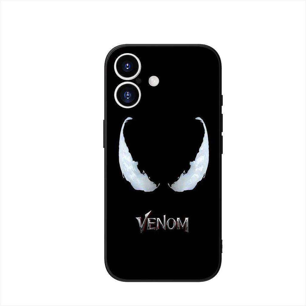Phone Cover for Samsung Galaxy A55 A54 A25 A36 A17 A26 A35 A33 A34 A14 A37 S8 S9 S20 S21 FE S10 Plus Case Marvel Venom Casing
