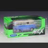 Масштаб 1/24 Welly 1963 Volkswagen T1 Bus, модель автомобиля из сплава, литье под давлением, металлические игрушечные автомобили, модель автомобиля, коллекция высокой имитации, детские подарки