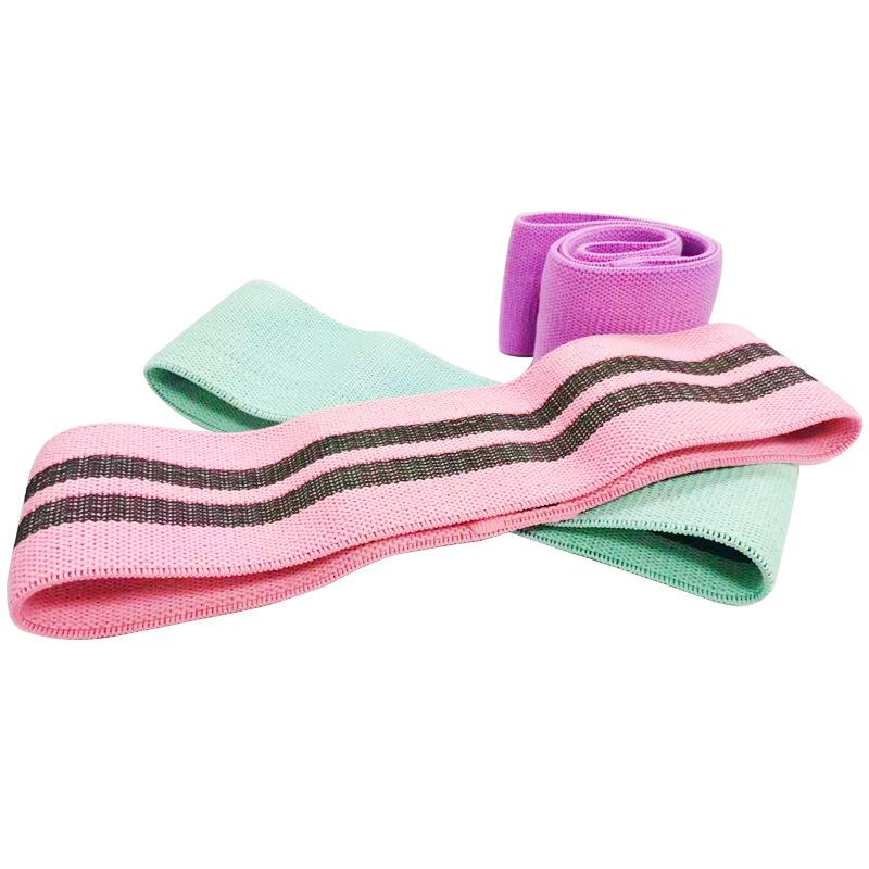 Упражнение приседание тренировка эластичная лента растяжения латекс шелк нескользящее кольцо для укрепления бедер