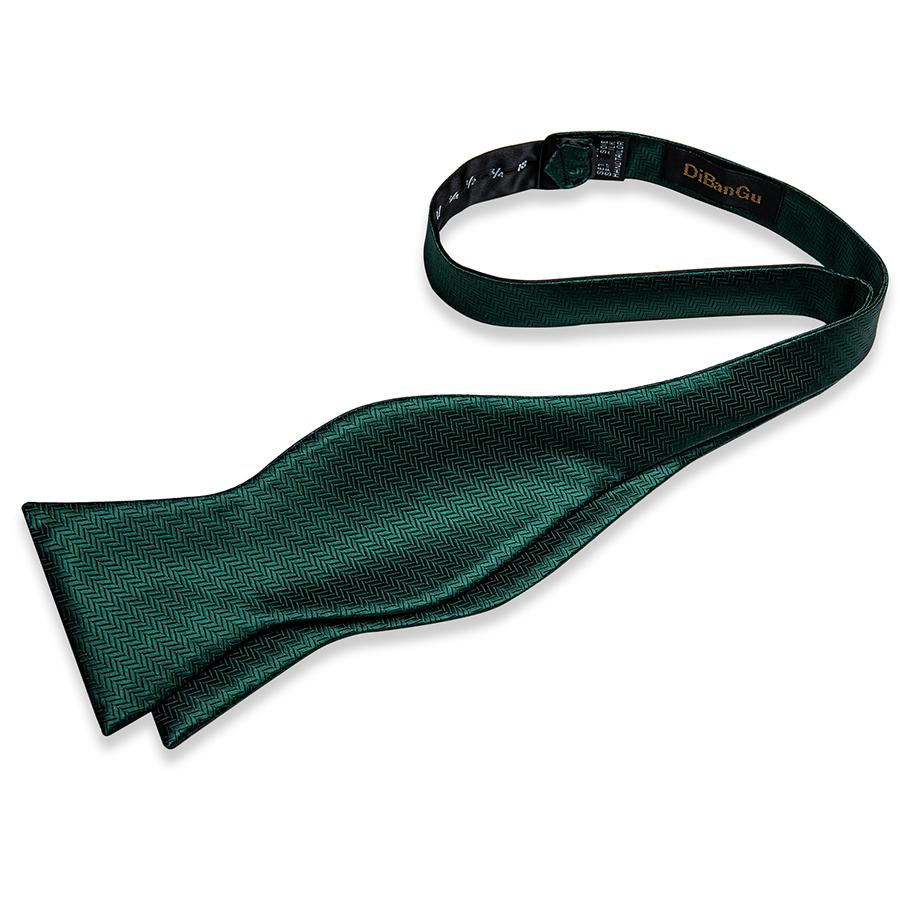 Мужской регулируемый галстук-бабочка с завязками, однотонный, бирюзово-зеленый, шелковый носовой платок, запонки для вечеринки, свадьбы