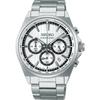 Мужской SBTR031 (SEIKO SELECTION S Series кварцевые часы с металлическим ремешком мужские) Круглые часы из серебристого нержавеющего металла