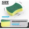 Kitchen Cleaning Sponges,24 Pack Eco Non-Scratch for Dish,Scrub Sponges