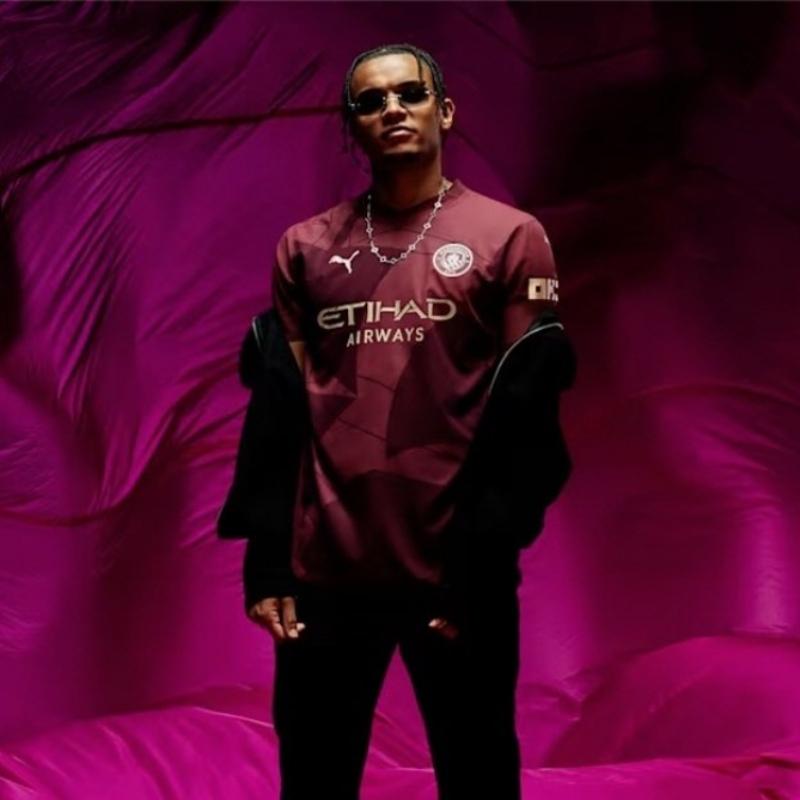 Puma Футболка мужская S с коротким рукавом Mcfc 3rd Replica jerSey