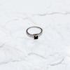 Серебряное кольцо с натуральным сапфиром 0.75ct, вес изделия 2,63 гр (2168768)