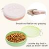 Кормушка для домашних животных Дорожные миски для собак Портативная миска для воды для кошек Миска с крышкой Бортики для питомцев Прогулки Парковка Кемпинг Путешествия