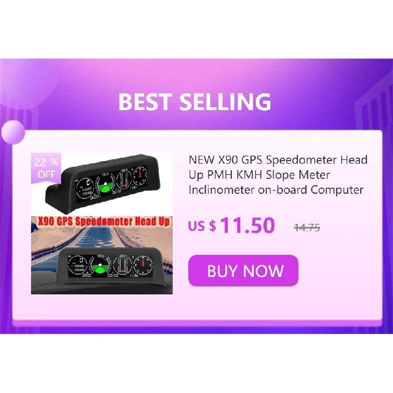 OBD2 Проекционный дисплей Спидометр С расходом топлива Температурой Настраиваемый B1 Автомобильный Круглый OBD Авто Электронный