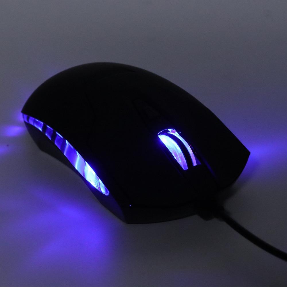 Adjustable DPI Wired Mouse Type-C Wired Computer Mouse 6-Button Optical Mouse Study
