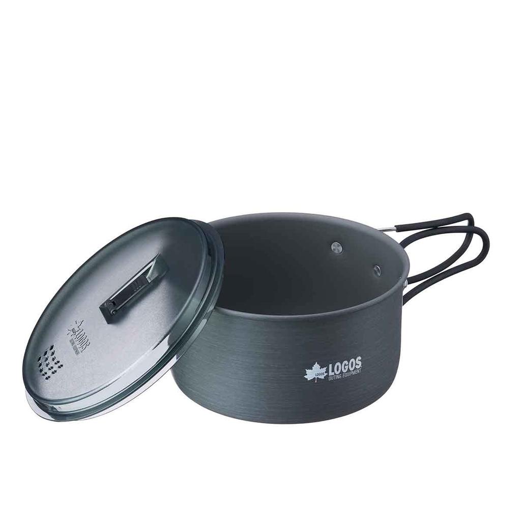 Набор для сушки горячей воды LOGOS 81210211 Серый Диаметр x Высота 25 см Кемпинг Твердое анодирование [Кастрюля] (ок.) 16,5 8,2 см/всего