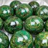 Natural Crystal Green Emerald Ball Green Ball Home Living Room Office Ornament Indoor Decorations