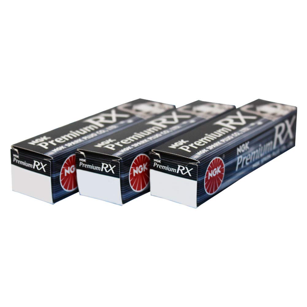 NGK Premium RX Plug for Suzuki Wagon R Type MH23S LKR7ARX-P (90020), Set of 3