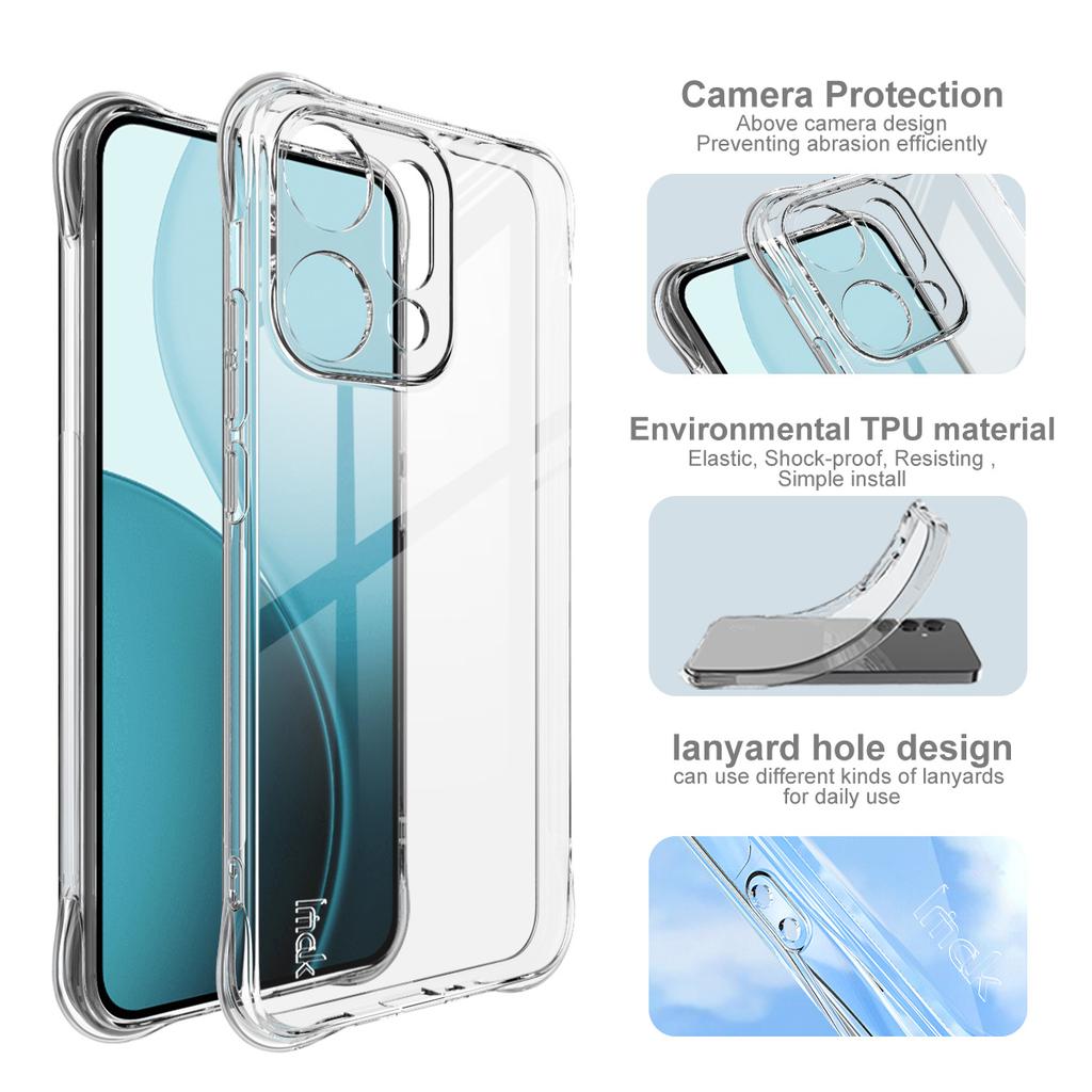 For OPPO Reno 14 Pro 5G Phone Case IMAK Shock-resistant Soft Case