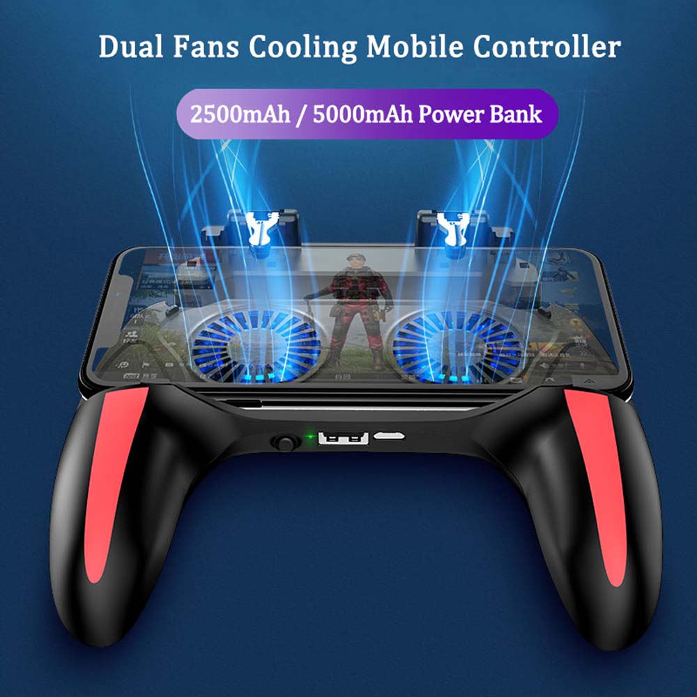 Fan Handheld Grip Cooler for Phones Pubg Trigger Joystick Game Controller Games Accessories Gamepad