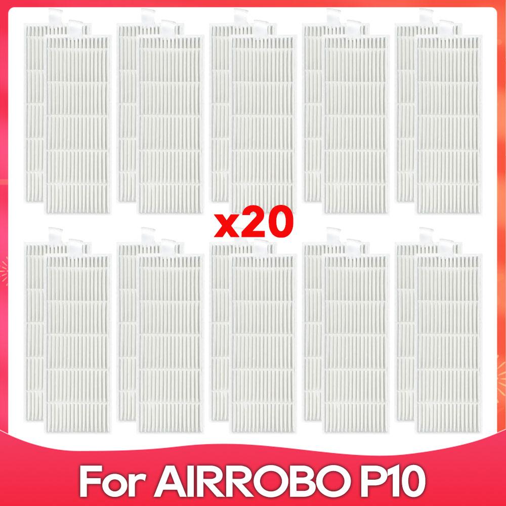 Подходит для робота-пылесоса AIRROBO P10 Комплект запасных частей Аксессуар Основная боковая щетка Hepa-фильтр Крышка щетки