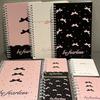 Cute Pink Bow A5 Coil Notebook Diary Sketchbook School Office Supplies Stationery Mini Portable Notepad Student Gift
