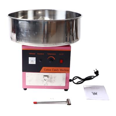 Электрическая машина для производства сахарной ваты, автоматическая коммерческая машина для производства сахарной ваты с чашей из нержавеющей стали