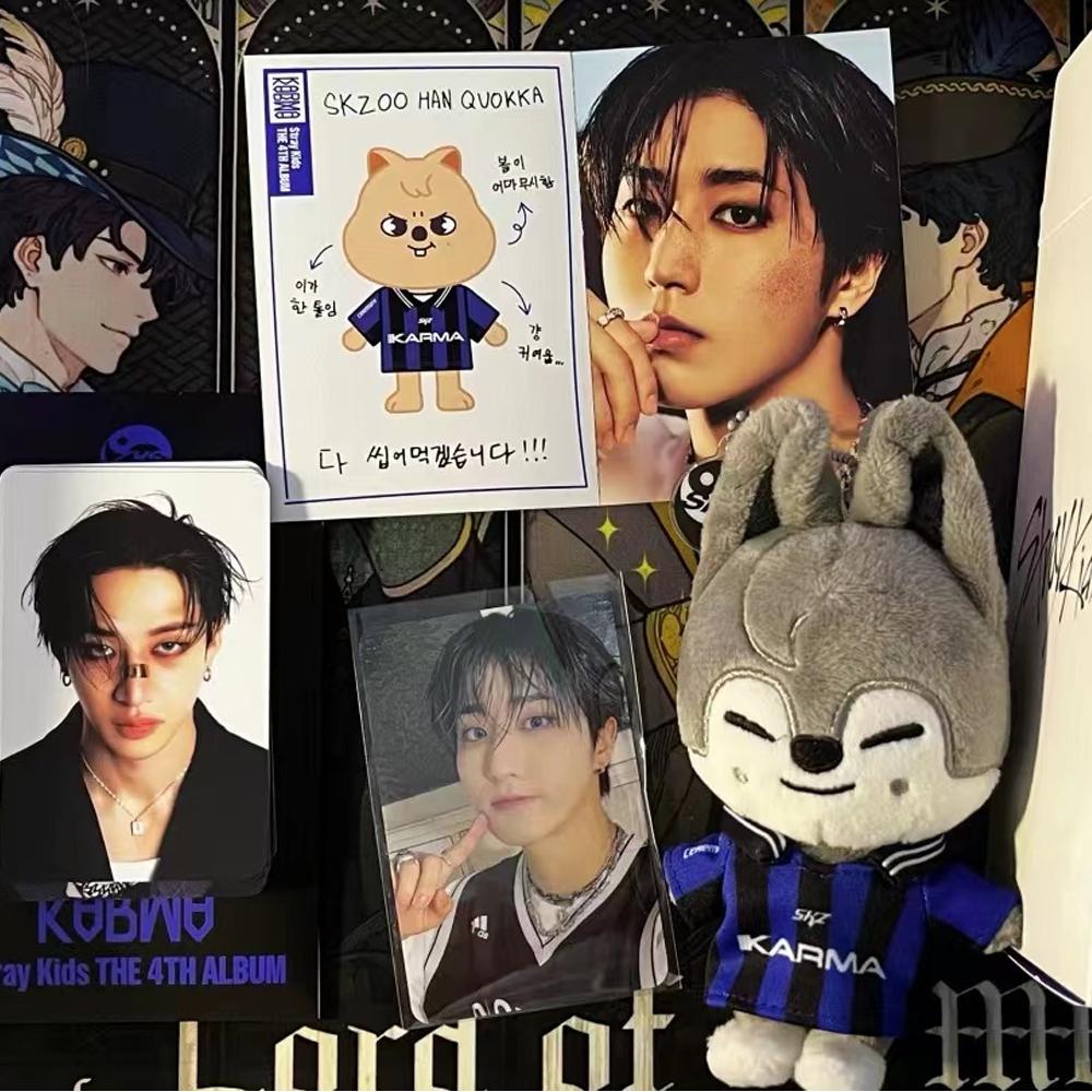 Плюшевая брелок Stray Kids KARMA плюшевая игрушка кукла SKZ мягкая игрушка детская игрушка, Бан Чан, Феликс, Хён Джин подарок для фаната