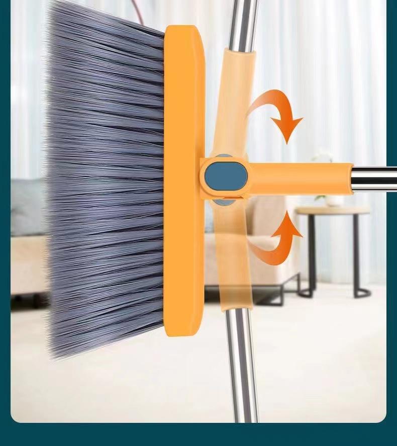 2/3 шт., складной веник, набор щеток для пола, домашний антипригарный веник для волос с длинной ручкой и комбинированным совком-стойкой, бытовой инструмент