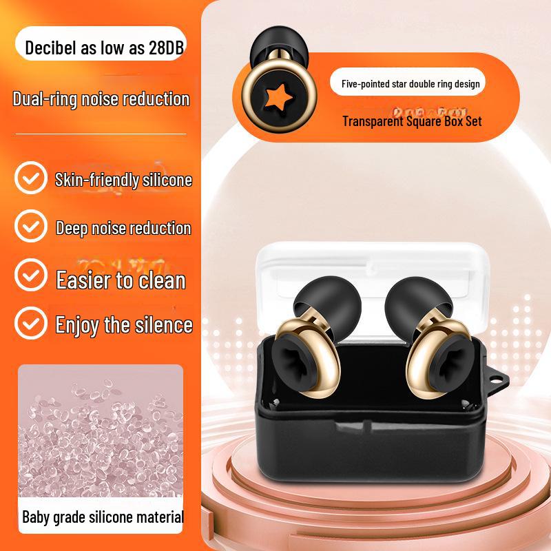 Силиконовые шумоизолирующие беруши: Водонепроницаемый, звуконепроницаемый, идеально подходит для общежитий, работы, мастерских и мест, где не спит храп