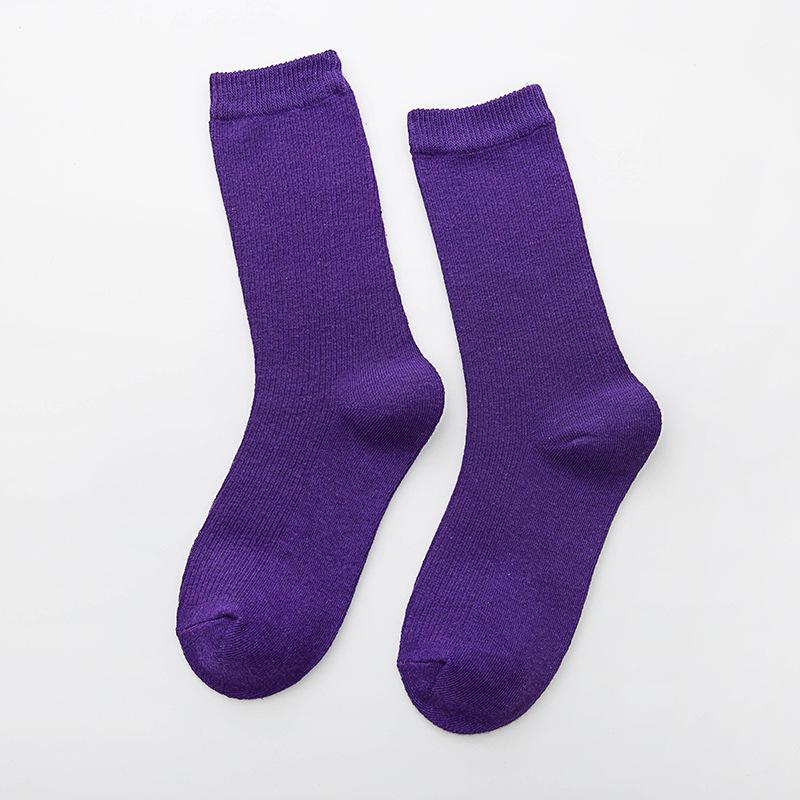 Модные носки ярких цветов, хлопковые уютные студенческие носки для девочек, женские повседневные мягкие носки GZW