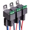 Kiligen Fuse Relay Switch Harness Set - 30A ATO/ATC Fuse, 4 Pin
