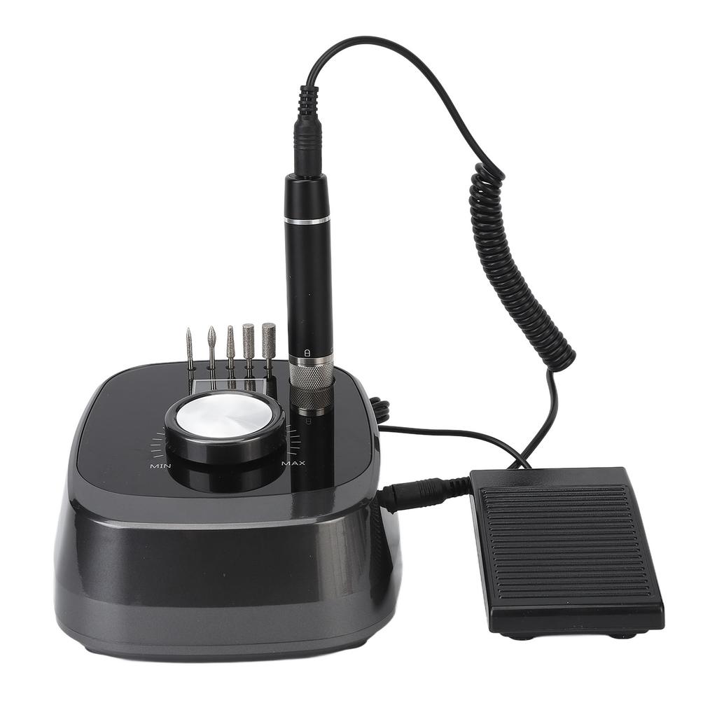 Electric Nail Drill Machine 40000RPM CW CCW Rotation Speed Adjust Nail Polishing Grinding Machine