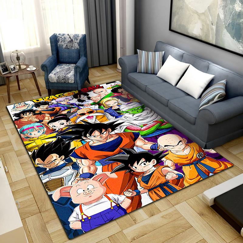 Dragon Ball Area Carpet for Living Room Bedroom Home Decor Cool Movie Mat Floor Mat -LXR20