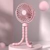 360° Rotatable Octopus Folding Fan 3 Gears LED Light Fan Portable Flexible Tripod Fan  Car Seat