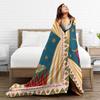 Border Painting Art Show Blanket Quality Super Warm  Bedding Throws Autumn Boy Girl Couch Bed Fluffy Bedspread