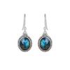 Natural Labradorite Gemstone Earring 925 Sterling Silver Handmade Jewelry Dangle Earring