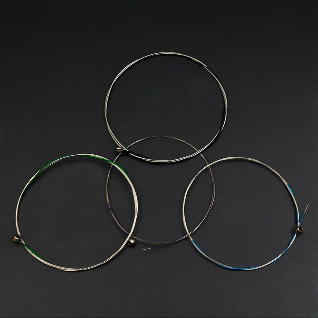 Universal Violin Fiddle String Strings Full Set (E A D G) Steel Core Nickel Silver Wound with Nickel Plated Ball End