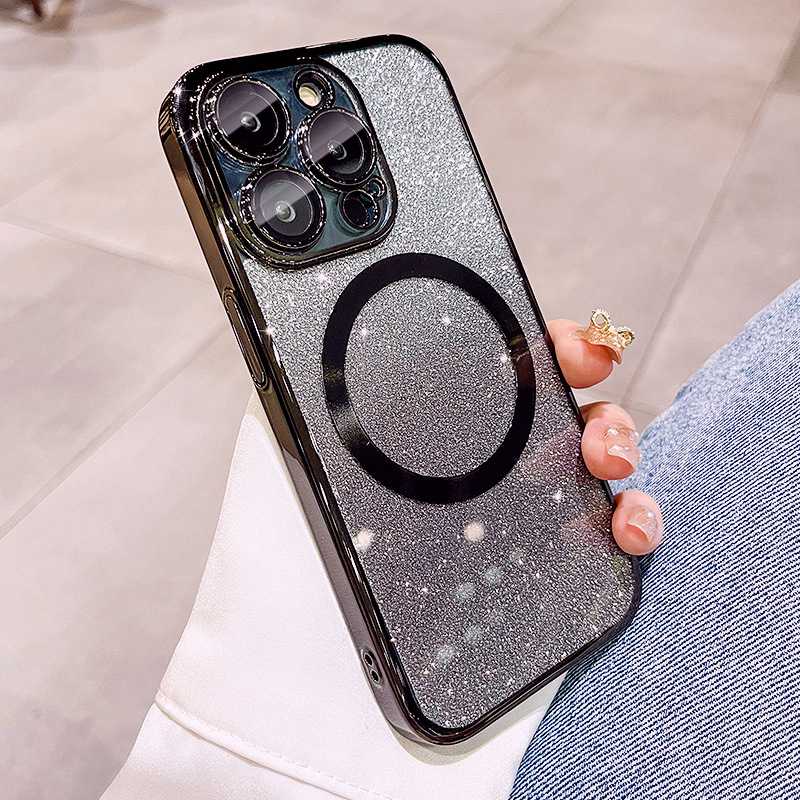 Градиентный блестящий гальванизированный чехол для телефона с магнитным кольцом для Realme Note 60 50 C75 C67 C65 C63 C61 C55 C53 C51 C35 C31 C30 C20 C2 Обложка