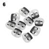 Quality Double Holes 4mm Hole Plastic Stopper Apparel Shoelace Button Toggle Clip Cord Lock Bean