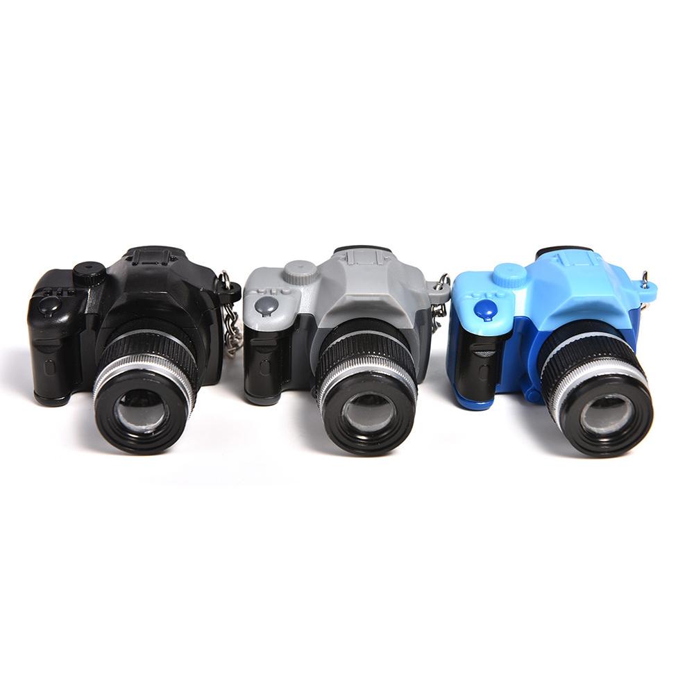 Creative camera Mini Led Light Camera Keychain Simulation Cameras Flashing Camera Keychain Toys