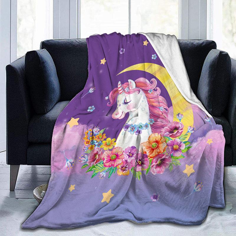 Printed Blanket Fashion Digital Printed Flannel Blanket