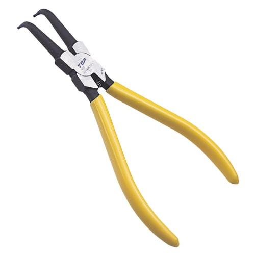 TOP Industrial (TOP) Snap Ring Pliers, for Holes, Curved Jaws, Fits Rings 6-11mm, 0.7mm Tip, Ultra-Fine Type, C-Ring Pliers, Reel, Maintenance, HB-125